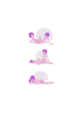 Vibromasseur Violet en forme de U double tête stimulateur point G - USK-V07PUR